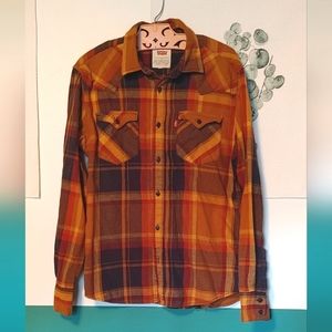 Levi's Plaid Flannel Shirt S